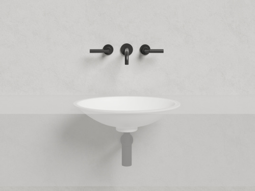 Раковина из искусственного камня S-Stone Salini MAREA 1802211M 60х40 встраиваемая цвет белый без отверстий под смеситель - фото 4